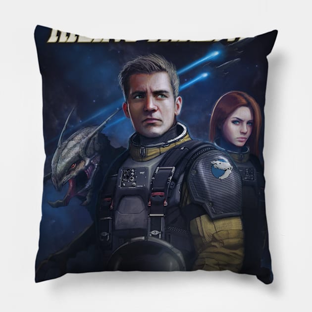 Rising Warrior-Rising Threat Pillow by SpiralWar