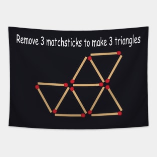 Matchstick puzzles Tapestry