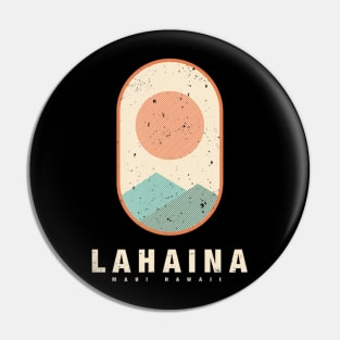 Lahaina Maui Hawaii Vintage Style Pin