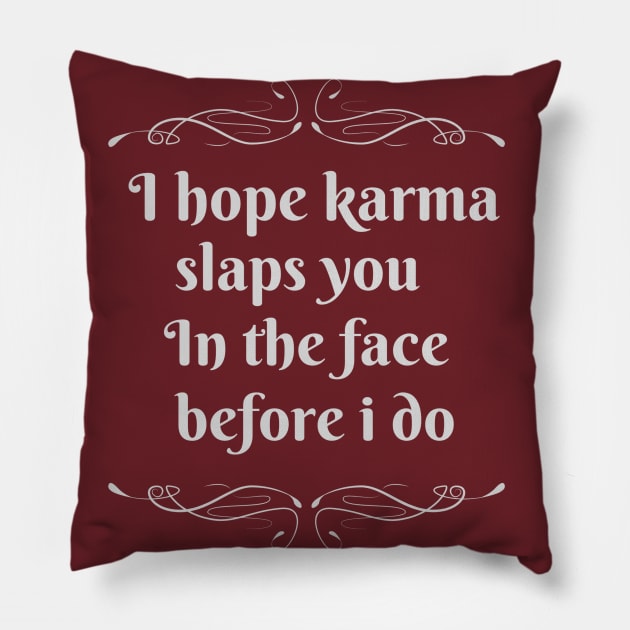 Karma Pillow by RamsApparel08