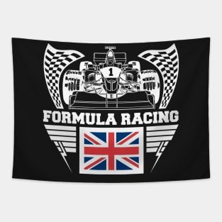 British Formula Racing Tapestry