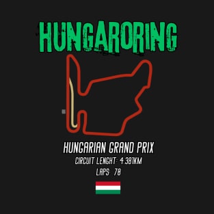 HUNGARORING, HUNGARIAN GRAND PRIX, formula 1 T-Shirt