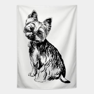 Yorkie Tapestry