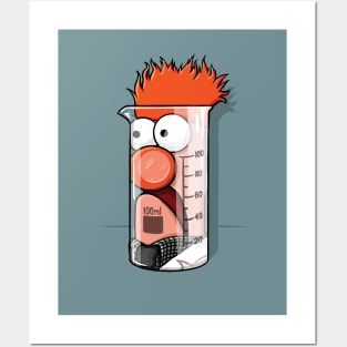 Meep Muppet Beaker | Art Board Print