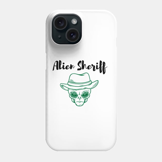 Supernatural Alien Sheriff Phone Case by rjstyle7