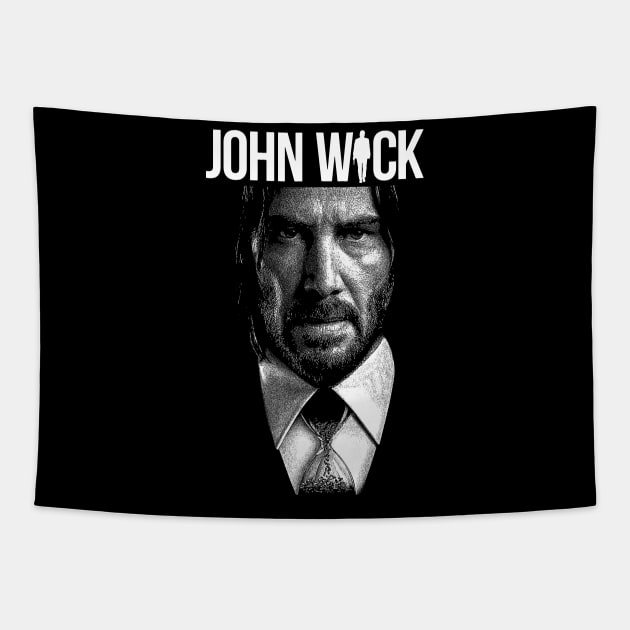 John Wick Tapestry by Knockbackhaunt