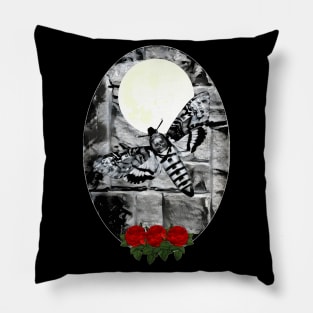 Deaths Head Moth in the Moonlight Pillow