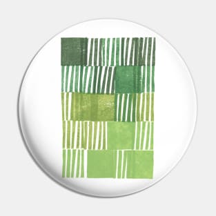 Modernist Block Gradient in Green Pin