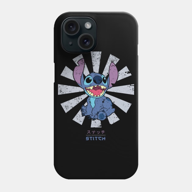 Lilo & Stich Retro Japanese Phone Case by Nova5