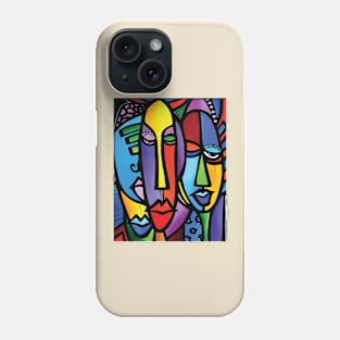 Abstract Face Colorful Phone Case