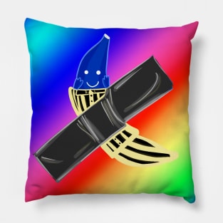 pride banana ecopop Pillow