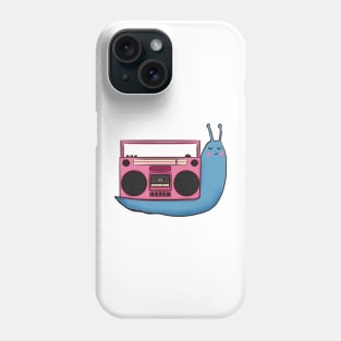 Snail with a Boombox Phone Case