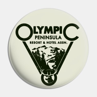 Vintage Olympic Peninsula Resort and Hotel association logo Pin