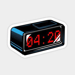 420 CLOCK Magnet