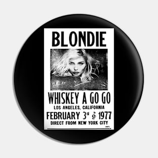 blondie 1977 Pin