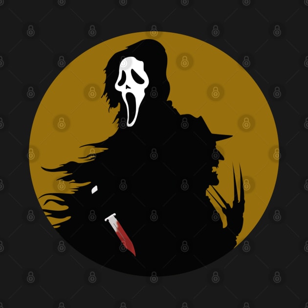 Wes Craven Icons - Ghostface & Freddy - Yellow by JorisLAQ