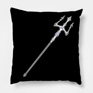 Poseidon trident fork Pillow