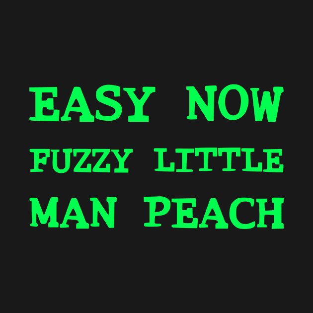 Easy Now Fuzzy Little Man Peach by acupoftee