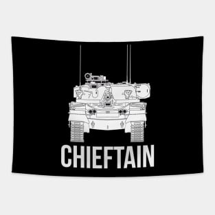 British Chieftain Mk 5 Main Battle Tank Tapestry