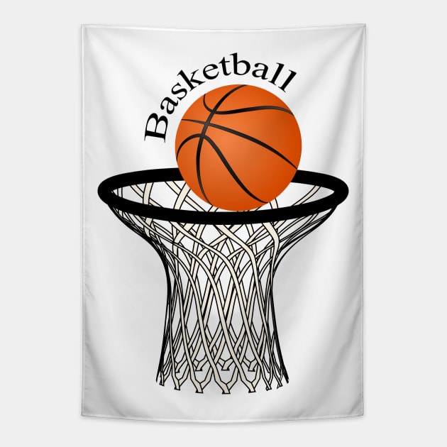 Basketball Tapestry by Designoholic