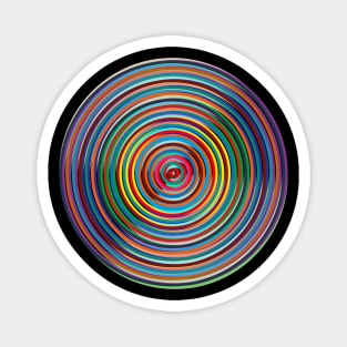 Concentric Colors Magnet