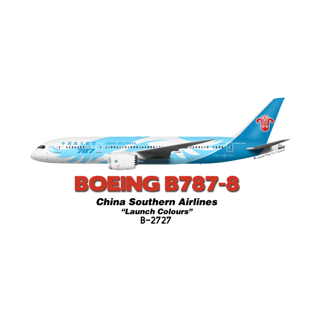 Boeing B787-8 - China Southern Airlines "Launch Colours" by TheArtofFlying