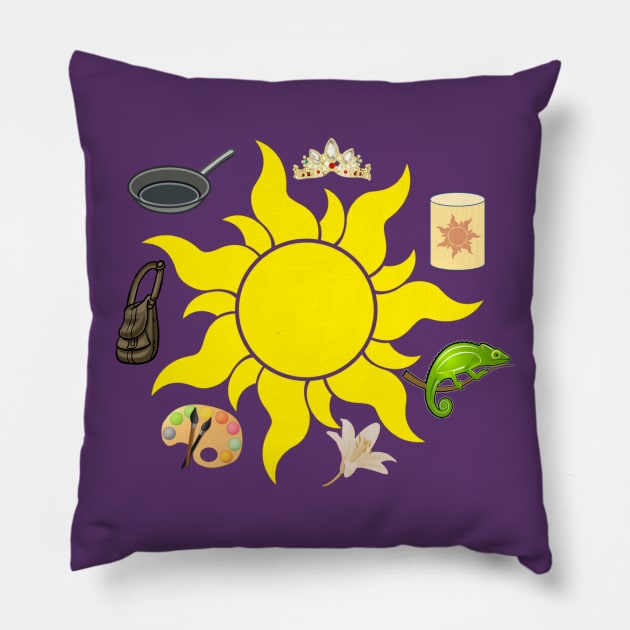 Rapunzel Pillow by duchessofdisneyland