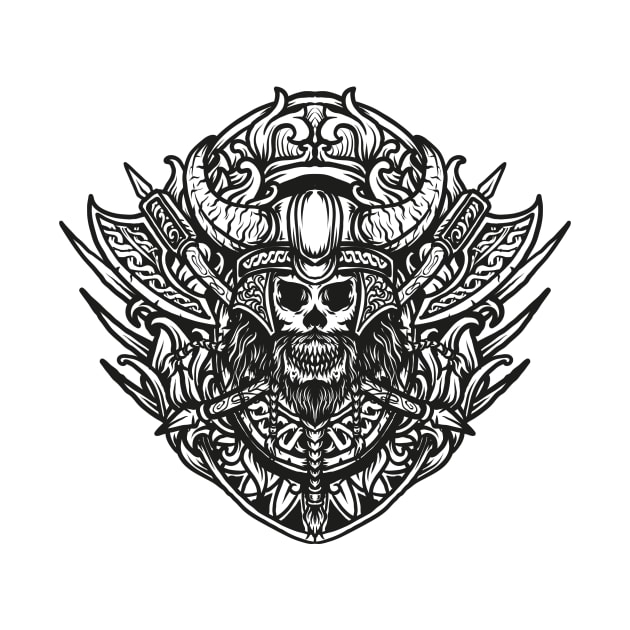 Viking Skull by Seedsplash