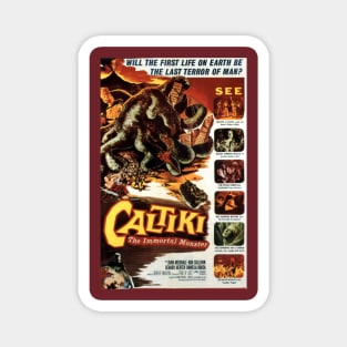 Classic Horror Movie Poster - Caltiki Magnet