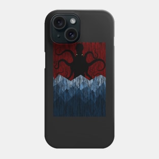 Cthulhu's sea of madness - Red Phone Case