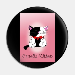 Cruella Kitten Pin