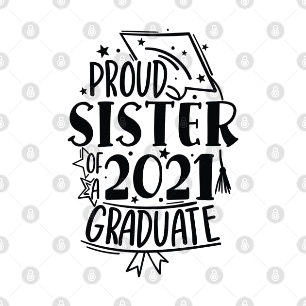 Graduation Family Shirts, Proud Family of a 2021 Graduate by TheBlendedRack