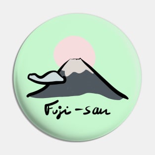 Mount Fuji design Pin