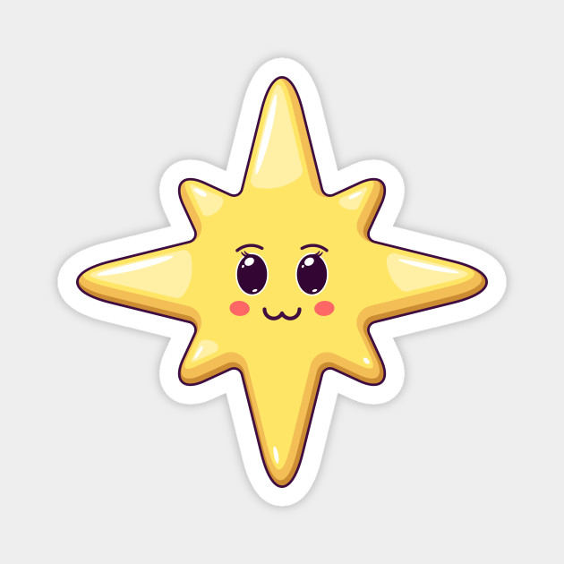 Cartoon Kawaii Christmas Star With Cute Face Christmas Star Magnet Teepublic It's high quality and easy to use. cartoon kawaii christmas star with cute face