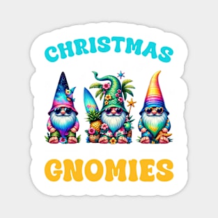 Christmas In July Gnomes Summer Xmas Gift For Boys Girls Kids Magnet