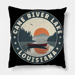 Cane River Lake Louisiana Sunset Pillow