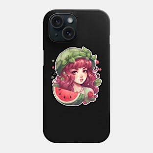 A summer eating watermelon Phone Case