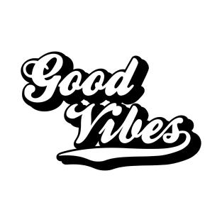 Good Vibes Black Outline T-Shirt