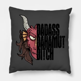 Badass Bahamut Bitch Pillow