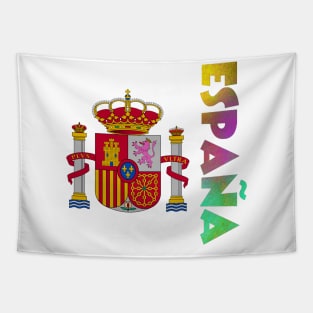 Espana (Spain) Coat of Arms Design Tapestry