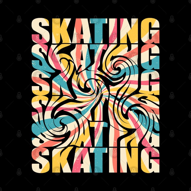 Skating - Skating Colorful by Kudostees