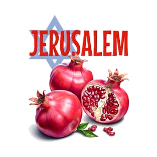 Jerusalem Pomegranates T-Shirt