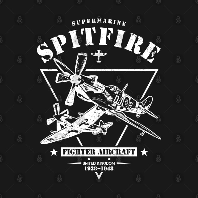 Supermarine Spitfire WW2 Fighter by Military Style Designs