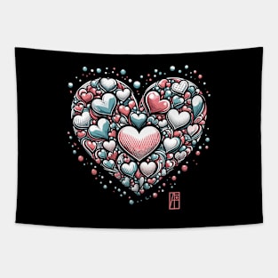 Heart for you - Valentine's Day - Heart shape - Vintage Tapestry