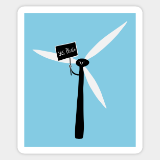 Wind Turbine Stickers Teepublic A wind turbine, or wind energy converter, is a device that converts the wind's kinetic energy into electrical energy. wind turbine stickers teepublic