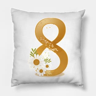 Number 8 Pillow