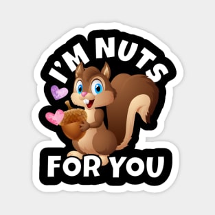 Squirrel with Nuts – Nuts For You Magnet