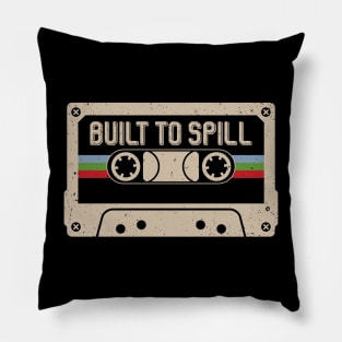 Personalized Built to Name Birthday Vintage Cassette Tape Pillow