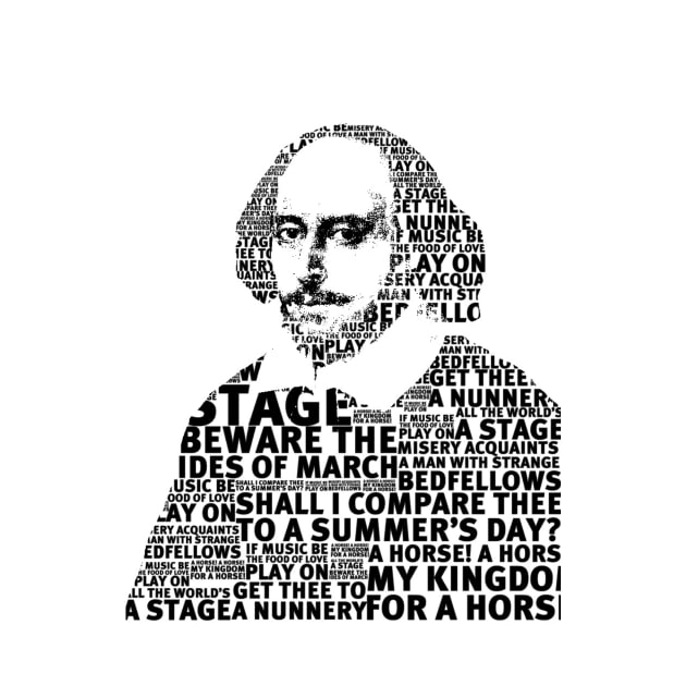 SHAKESPEARE TEXT ART by DJVYEATES