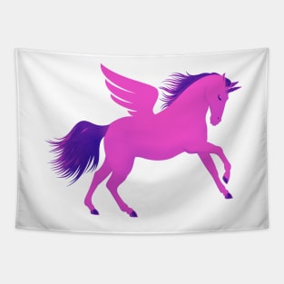 Purple Pink Unicorn, Mythical Creature Tapestry